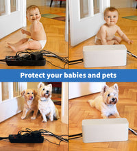 Cable Management Box - Hide Cords Home Organizer Tool, Power Strip Cover, Baby Proof & Pets Electric Concealer - Wire Cord Outlet Surge Protector Covers for Lounge, Desk, TV & Computer - 3 Set, White