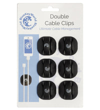 Double Cable Clips-Cable Organizer Management System-6 Pack