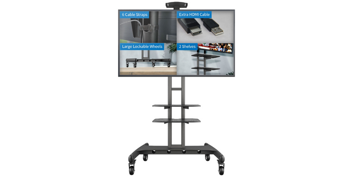 Key Features of Top Rolling TV Stands: Best TV Carts 2023 Guide